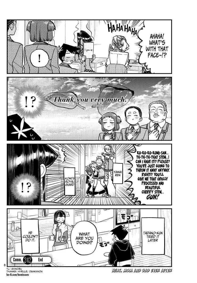 Komi-san wa Komyushou Desu Chapter 242 8